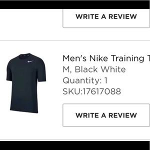 *Sold* Nike Men’s training T-shirt